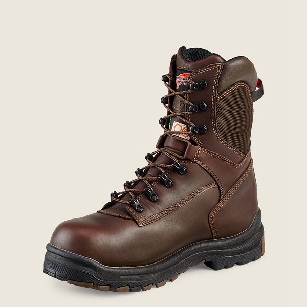 Bottes de Sécurité Red Wing - King Toe® - 8-Inch Insulated Waterproof Csa Toe - Noir/Marron - Homme